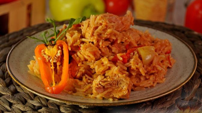 РИС С ИНДЕЙКОЙ, ПО-ВЕНГЕРСКИ