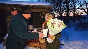 90 ЛЕТ БАБЕ ШУРЕ . ПРОБИВАЛИСЬ ЧЕРЕЗ СНЕГА . ЛЁША УШАКОВ .