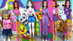 ИЩЕМ ПОДАРКИ🎁 ВСЕ БУМАЖНЫЕ КУКЛЫ ДОМИКИС😊ВЕСЕЛАЯ СЕМЕЙКА Барби, ЛОЛ мультик ДаринелкаТВ