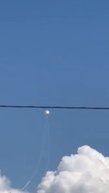 Перехват баллистической ракета Ирана над Израилем