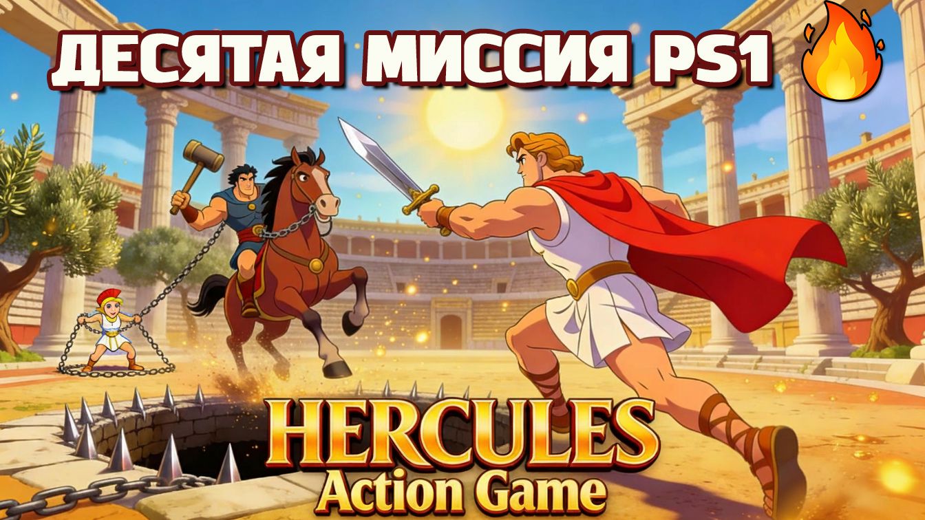 🔥 Помнишь Disney's Hercules PS1? 😱 100% Прохождение + УБИВАЕМ босса Аида! Часть 10