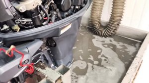 Арт 1188. Запуск лодочного мотора Yamaha F20, 2017 год.