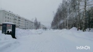 У нас последний день зимы активно снежный