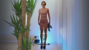 Transparent Lingerie Try on Haul with Tina _ See through dress (2)