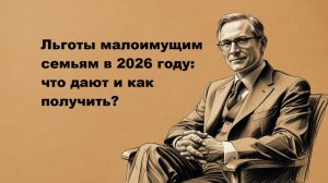 Льготы малоимущим семьям в 2026 году