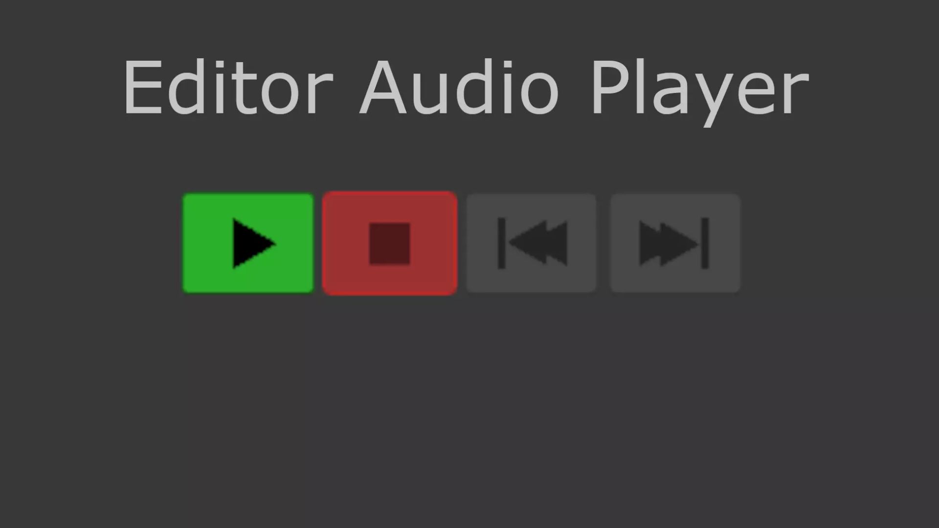 Asset Unity - Editor Audio Player (Редактор аудиоплеера) смотреть онлайн
