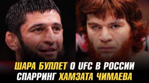 Шара Буллет о возвращении UFC в Россию / Спарринг Хамзата Чимаева с бывшим чемпионом UFC