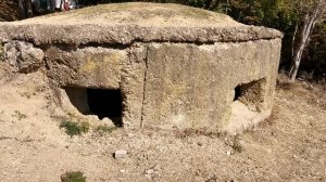 Немецкие оборонительные позиции на Сапун-горе в Севастополе.