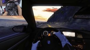 BMW E92 M3 рычит на закате 🔥 Вечерний заезд в Assetto Corsa на Thrustmaster TX 🏁