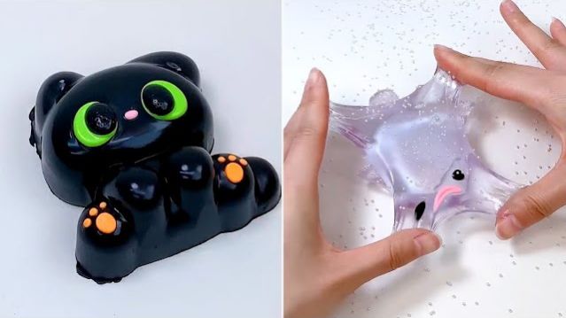 АСМР СО СЛАЙМАМИ! ДЕЛАЕМ СЛАЙМЫ СВОИМИ РУКАМИ И ЖМЯКАЕМ ИХ! ТОТАЛЬНОЕ РАССЛАБЛЕНИЕ РЕАКЦИЯ