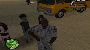 GTA San Andreas  Школьный автобус с детьми!