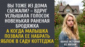 истории из жизни Вы тоже из дома сбежали? – вдруг услышала голосок новенькая раненая бродяжка…