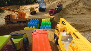 грузовик. экскаватор. трактор. мусоровозы. видео для детей