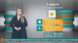 Погода в Старом Осколе на 1 марта