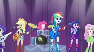 Мой маленький пони Девочки из Эквесстри Радужный рок песня Выше нос