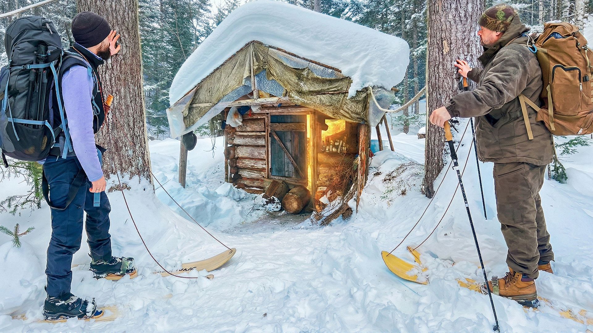 НАХОДКА В ТАЙГЕ | ПРИЮТИЛА ЛЕСНАЯ ИЗБА В ГЛУШИ - РЫБАЛКА НА ОЗЕРЕ смотреть онлайн