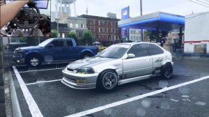 Honda Civic Type R: прокачка в NFS Unbound 🔥 Уличные гонки на Thrustmaster TX 🏁