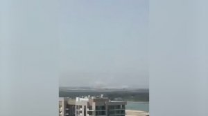 Очевидцы сняли работу ПВО в небе над Абу-Даби во время атаки Ирана