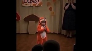 Папа учил стих с сыном