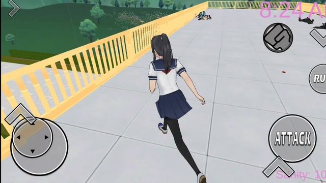 СОЖГЛА ВСЮ ШКОЛУ? Яндере симулятор. Yandere chan simulator 1.2 смотреть онлайн