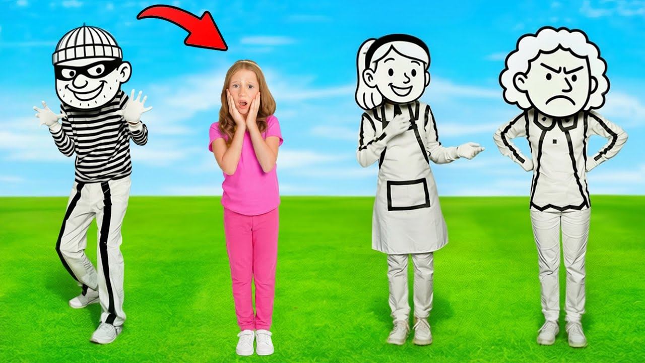 Настя с друзьями попали в бумажный мир смотреть онлайн