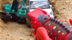 8. Строительство бассейна. Машинки, Экскаватор, Пожарная машина, Самосвал. мультики про машинки