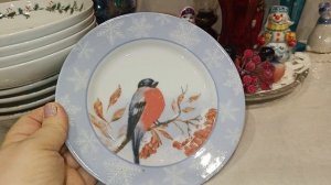 Моя зимняя винтажная посуда