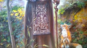 Копия картины "Старый отшельник"