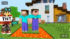 ГРИФЕР ПОЙМАЛ НУБА И ПРО В ЛОВУШКУ В МАЙНКРАФТ ! НУБИК В ГОРОДЕ И ТРОЛЛИНГ ЛОВУШКА В MINECRAFT