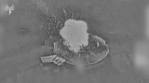 Удар Израиля по пусковой установке иранцев.