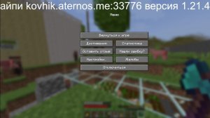 Играю в манькравт на своём серваке