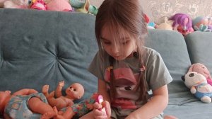 Распаковка игрушек еда для кукол с Ozon