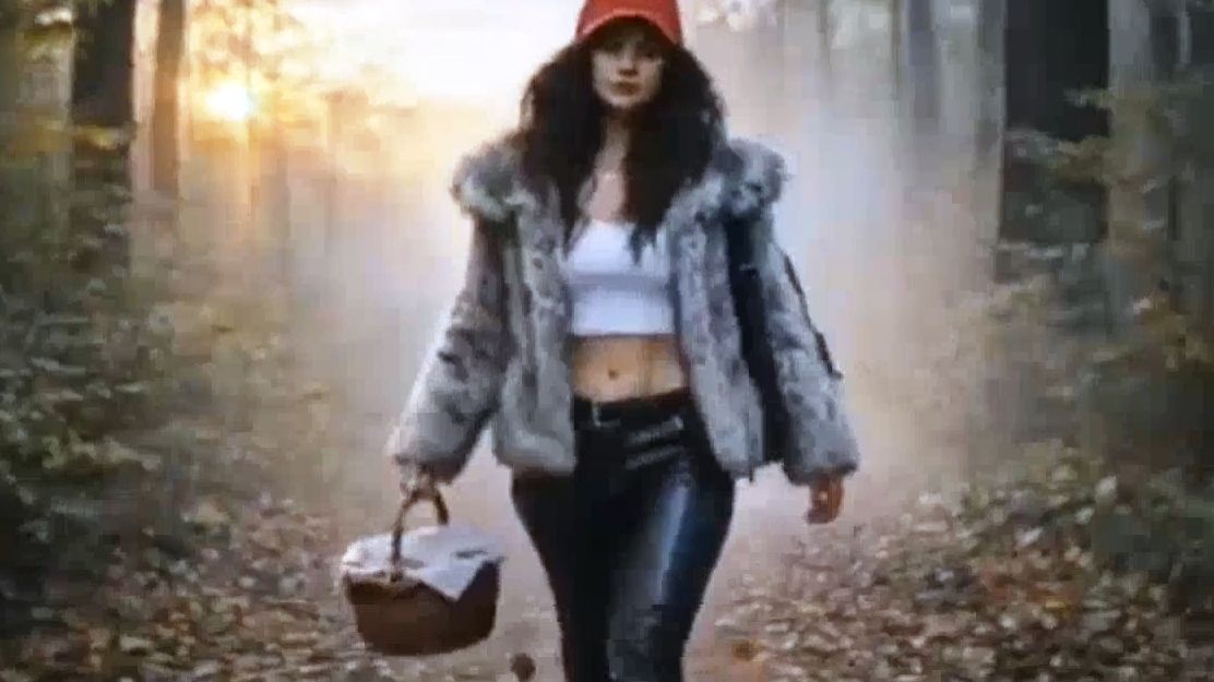 Красненькая Шапка с чёрным пистолетом