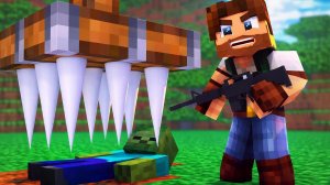 ЛОВУШКА ПРОТИВ ЗОМБИ! ДЕНЬ 5. ЗОМБИ АПОКАЛИПСИС В МАЙНКРАФТ.