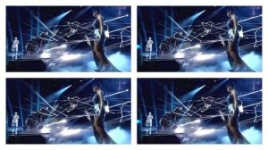 26 Дуэт "Диана Анкудинова и Алексей Елистратов" - "Танцы на стёклах" (02.02.2025, коллаж)