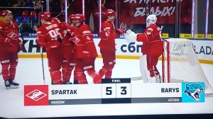 КХЛ. Спартак вышел в плейоф и на 6 место