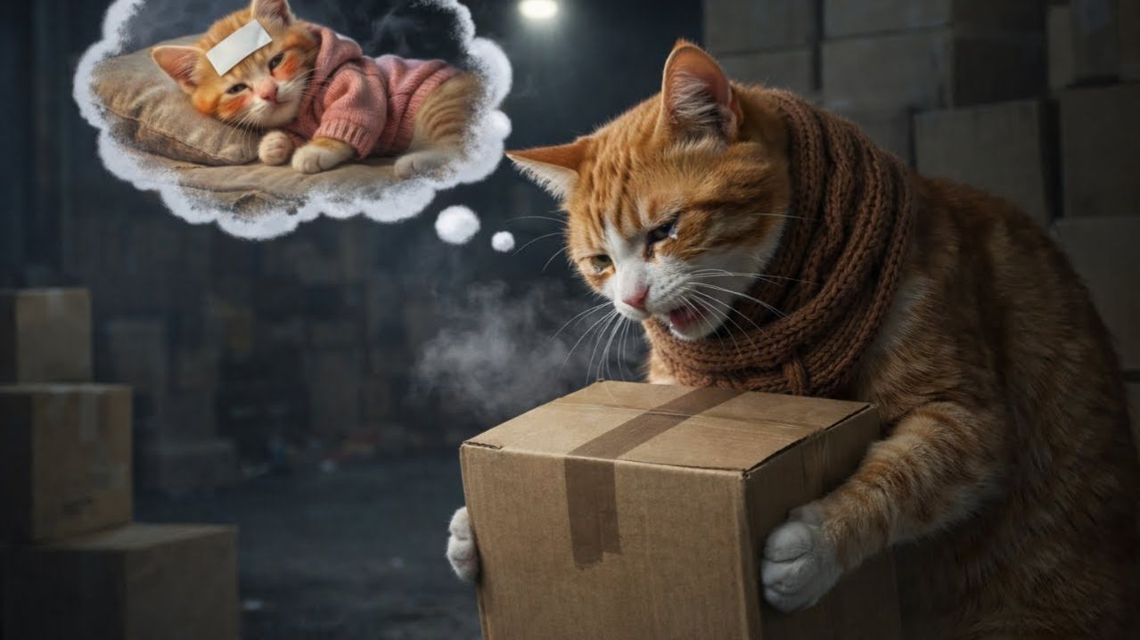 Нелегкая борьба мамы-кошки за спасение больного котенка | Душещипательная история смотреть онлайн