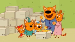 Три кота. три кота яблоки.