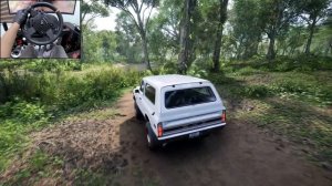 GMC Jimmy 1970: винтажное бездорожье 🔥 Грязь и камни в Forza Horizon 5 на Thrustmaster TX 🏁