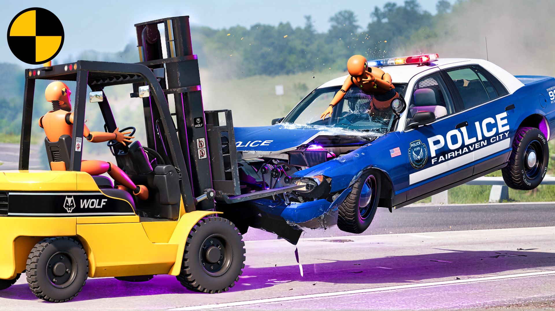 Полицейская Погоня #1 | BeamNG Drive