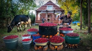 Вкус осени. Приготовление вкусной пасты из кизила для консервации. Кухня и быт Азербайджана
