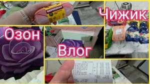 СПОНТАННЫЕ ПОКУПКИ С ЧИЖИКА. ПРИШЕЛ ДОЛГОЖДАННЫЙ ЗАКАЗ С ОЗОН. ВЛОГ