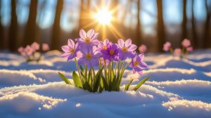 ПРОЙДУТ ГОДА И Я ВЕРНУСЬ,КОГДА ПОДСНЕЖНИК ЗАЦВЕТЁТ...