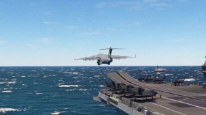 C-17 Globemaster на взлете [авиасимулятор]