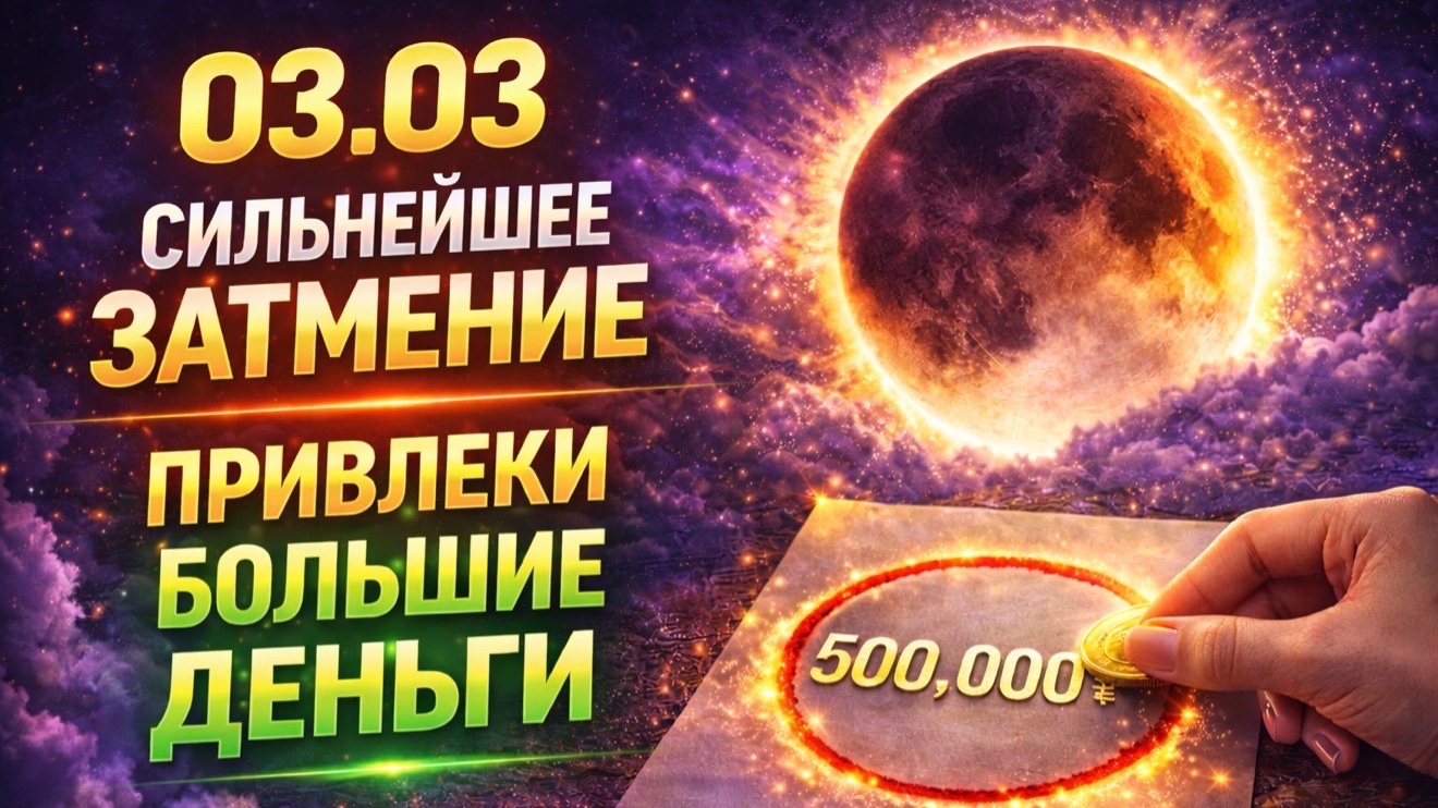 🌕 03.03 Единственное ПОЛНОЕ ЛУНОЕ ЗАТМЕНИЕ 2026 года. Сильная практика + Главный СЕКРЕТ дня смотреть онлайн