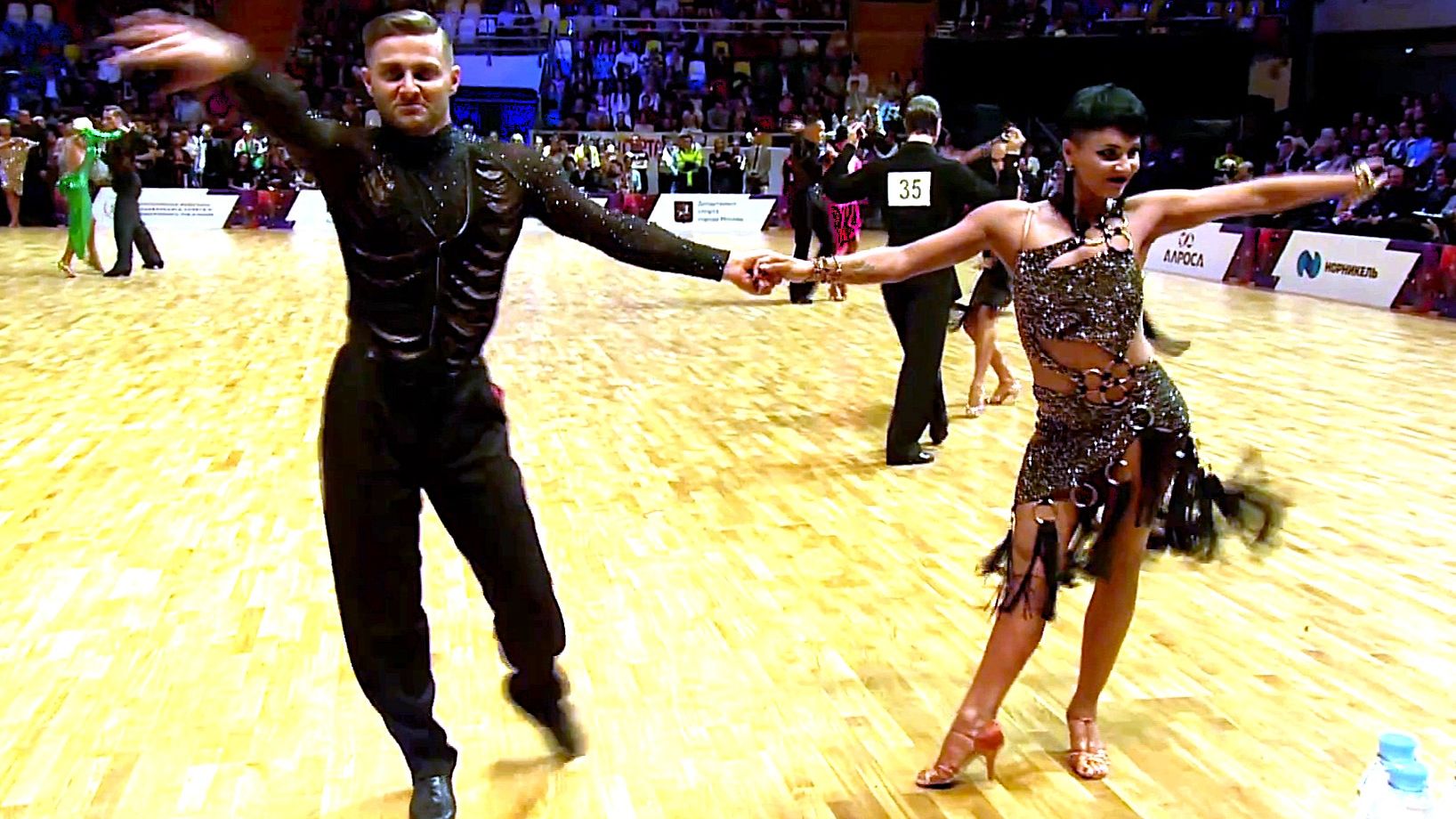 Спортивные бальные танцы. Чемпионат мира. Румба