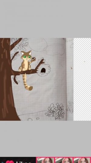 Арт на конкурс Медовой ветке ||Коты-Воители||Луносветик КВ