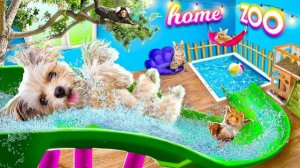 Мы построили зоопарк для близняшек дома! Комнаты для питомцев за 24 часа!