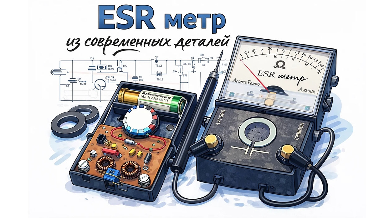 ESR метр из современных деталей своими руками