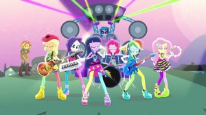 Мой маленький пони  Девочки из эквестрии Радужный рок песня Добро пожаловать на шоу